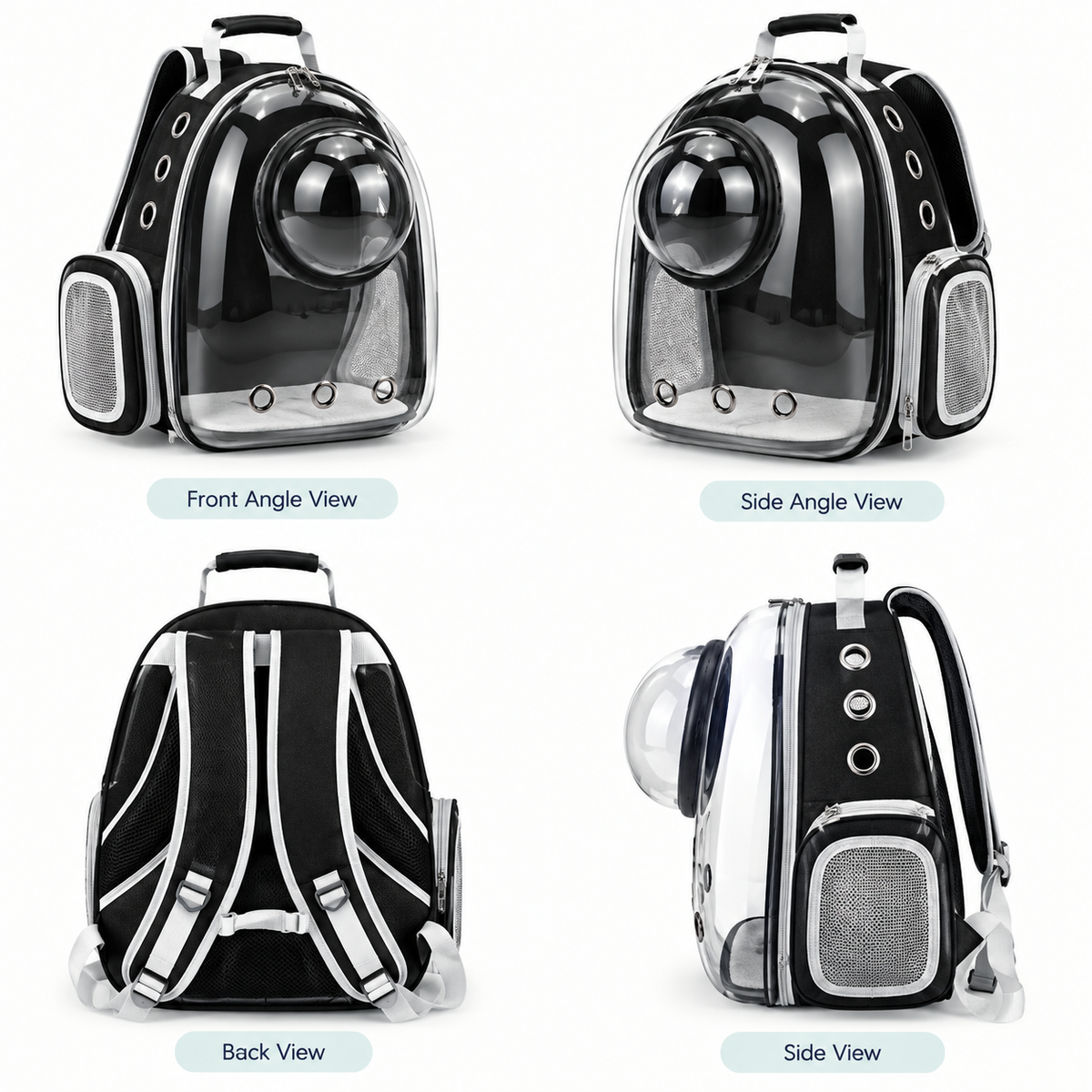 Transparent Space Capsule Pet Backpack
